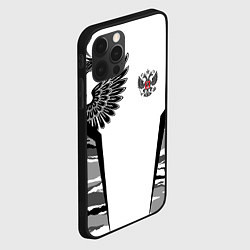 Чехол для iPhone 12 Pro Max Камуфляж Россия, цвет: 3D-черный — фото 2