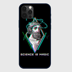 Чехол для iPhone 12 Pro Max Magic is science - Пифагор, цвет: 3D-черный