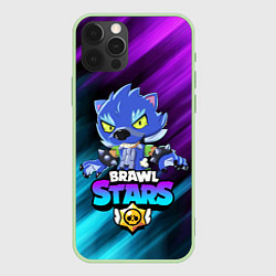 Чехол для iPhone 12 Pro Max BRAWL STARS LEON, цвет: 3D-салатовый