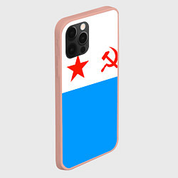 Чехол для iPhone 12 Pro Max ВМФ СССР, цвет: 3D-светло-розовый — фото 2
