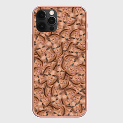 Чехол для iPhone 12 Pro Max Бейонсе, цвет: 3D-светло-розовый