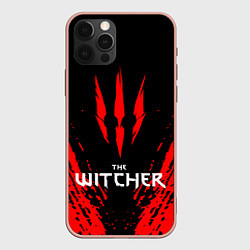 Чехол для iPhone 12 Pro Max THE WITCHER, цвет: 3D-светло-розовый