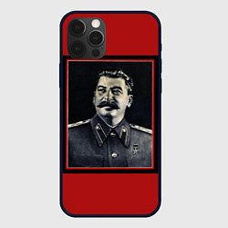 Чехол для iPhone 12 Pro Max Сталин, цвет: 3D-черный