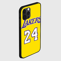 Чехол для iPhone 12 Pro Max Kobe Bryant 24, цвет: 3D-черный — фото 2