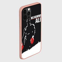Чехол для iPhone 12 Pro Max Muhammad Ali, цвет: 3D-светло-розовый — фото 2