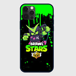 Чехол для iPhone 12 Pro Max BRAWL STARS VIRUS 8-BIT, цвет: 3D-черный