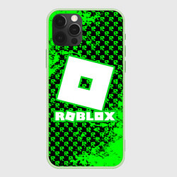 Чехол для iPhone 12 Pro Max Roblox, цвет: 3D-салатовый