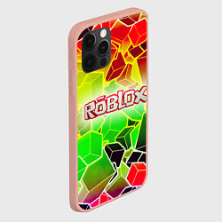 Чехол для iPhone 12 Pro Max Роблокс, цвет: 3D-светло-розовый — фото 2