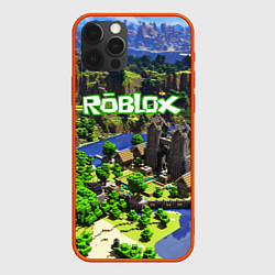Чехол для iPhone 12 Pro Max ROBLOX, цвет: 3D-красный