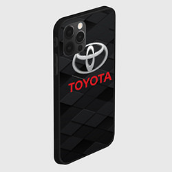 Чехол для iPhone 12 Pro Max TOYOTA, цвет: 3D-черный — фото 2