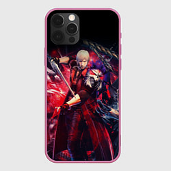 Чехол для iPhone 12 Pro Max DEVIL MAY CRY DMC, цвет: 3D-малиновый