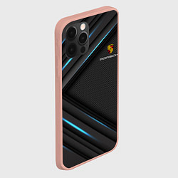 Чехол для iPhone 12 Pro Max PORSCHE, цвет: 3D-светло-розовый — фото 2