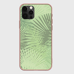 Чехол для iPhone 12 Pro Max В джунгли, цвет: 3D-светло-розовый