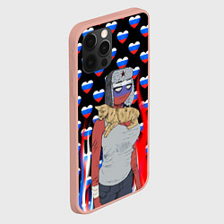 Чехол для iPhone 12 Pro Max CountryHumans, цвет: 3D-светло-розовый — фото 2