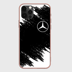 Чехол для iPhone 12 Pro Max MERCEDES, цвет: 3D-светло-розовый