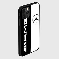 Чехол для iPhone 12 Pro Max MERCEDES AMG, цвет: 3D-черный — фото 2