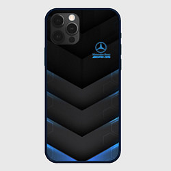 Чехол для iPhone 12 Pro Max Mercedes-AMG, цвет: 3D-черный
