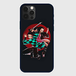 Чехол для iPhone 12 Pro Max KIMETSU NO YAIBA, цвет: 3D-черный