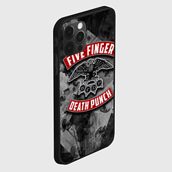 Чехол для iPhone 12 Pro Max Five Finger Death Punch, цвет: 3D-черный — фото 2