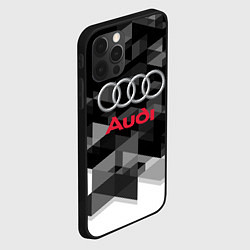 Чехол для iPhone 12 Pro Max AUDI, цвет: 3D-черный — фото 2