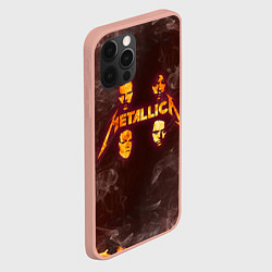 Чехол для iPhone 12 Pro Max Metallica, цвет: 3D-светло-розовый — фото 2