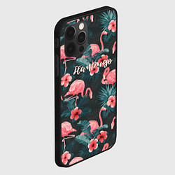 Чехол для iPhone 12 Pro Max Flamingo, цвет: 3D-черный — фото 2