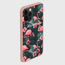 Чехол для iPhone 12 Pro Max Flamingo, цвет: 3D-светло-розовый — фото 2