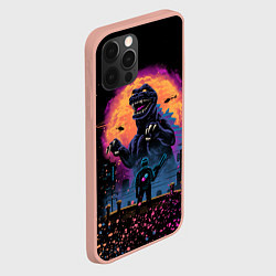 Чехол для iPhone 12 Pro Max GODZILLA, цвет: 3D-светло-розовый — фото 2