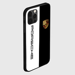 Чехол для iPhone 12 Pro Max PORSCHE, цвет: 3D-черный — фото 2