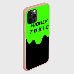 Чехол для iPhone 12 Pro Max HIGHLY toxic 0 2, цвет: 3D-светло-розовый — фото 2