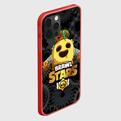 Чехол для iPhone 12 Pro Max Brawl Stars Robot Spike, цвет: 3D-красный — фото 2