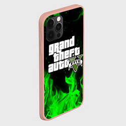 Чехол для iPhone 12 Pro Max GTA 5, цвет: 3D-светло-розовый — фото 2