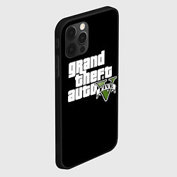 Чехол для iPhone 12 Pro Max GTA 5, цвет: 3D-черный — фото 2