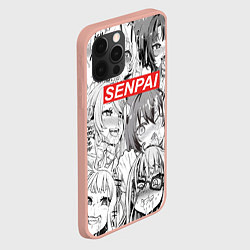 Чехол для iPhone 12 Pro Max SENPAI, цвет: 3D-светло-розовый — фото 2