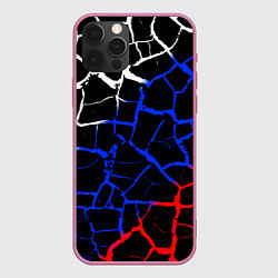 Чехол для iPhone 12 Pro Max Россия, цвет: 3D-малиновый