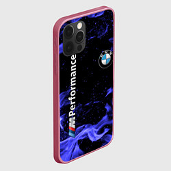 Чехол для iPhone 12 Pro Max BMW, цвет: 3D-малиновый — фото 2