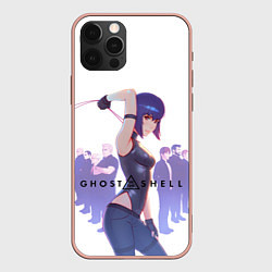 Чехол для iPhone 12 Pro Max Ghost in the Shell Section 9, цвет: 3D-светло-розовый