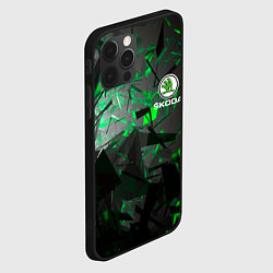 Чехол для iPhone 12 Pro Max SKODA, цвет: 3D-черный — фото 2