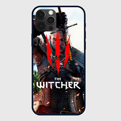 Чехол для iPhone 12 Pro Max The Witcher, цвет: 3D-черный