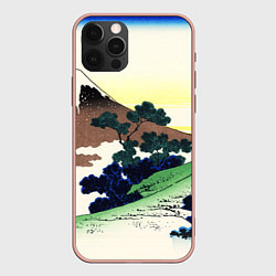 Чехол для iPhone 12 Pro Max ЯПОНИЯ, цвет: 3D-светло-розовый