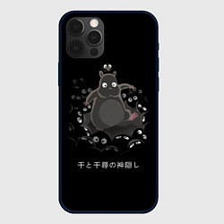Чехол для iPhone 12 Pro Max Унесенные призраками, цвет: 3D-черный