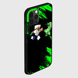Чехол для iPhone 12 Pro Max MINECRAFT, цвет: 3D-черный — фото 2