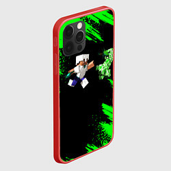 Чехол для iPhone 12 Pro Max MINECRAFT, цвет: 3D-красный — фото 2