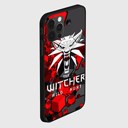 Чехол для iPhone 12 Pro Max The Witcher, цвет: 3D-черный — фото 2