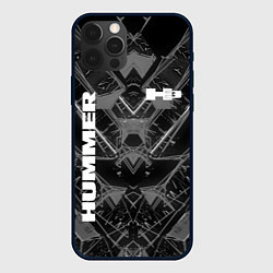 Чехол для iPhone 12 Pro Max HUMMER, цвет: 3D-черный
