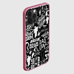 Чехол для iPhone 12 Pro Max BILLIE EILISH БИЛЛИ АЙЛИШ, цвет: 3D-малиновый — фото 2