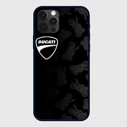 Чехол для iPhone 12 Pro Max DUCATI 1, цвет: 3D-черный