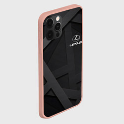 Чехол для iPhone 12 Pro Max LEXUS, цвет: 3D-светло-розовый — фото 2