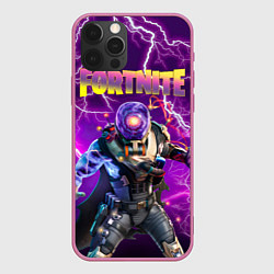 Чехол для iPhone 12 Pro Max Fortnite Cyclo Outfit, цвет: 3D-малиновый