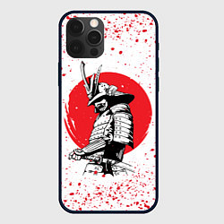 Чехол для iPhone 12 Pro Max Самурай в каплях крови Z, цвет: 3D-черный